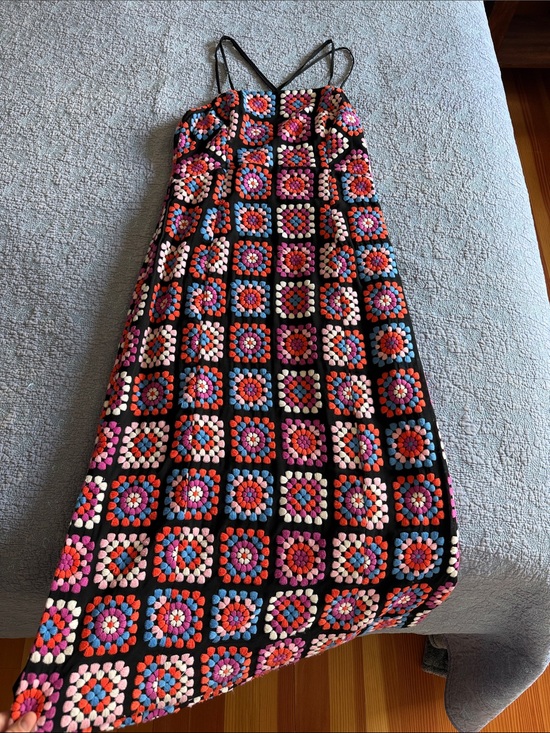 Anthropologie Dresses & Skirts - Anthropologie — Women’s Multicolor Crochet-Pattern Maxi Skirt